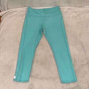 Threads 4 thoughts leggings teal blue size XS cropped